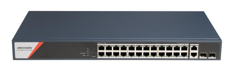HIKVISION ITALY SRL - HIK301803251 DS-3E1528HP-SI-24P2T2F SMARTMAN HI-POE G