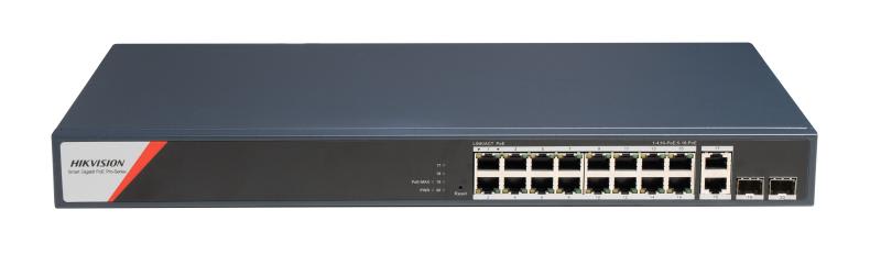 HIKVISION ITALY SRL - HIK301803250 DS-3E1520HP-SI-16P2T2F SMARTMAN HI-POE G