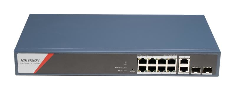 HIKVISION ITALY SRL - HIK301803249 DS-3E1512HP-SI-8P2T2F SMART MAN HI-POE G