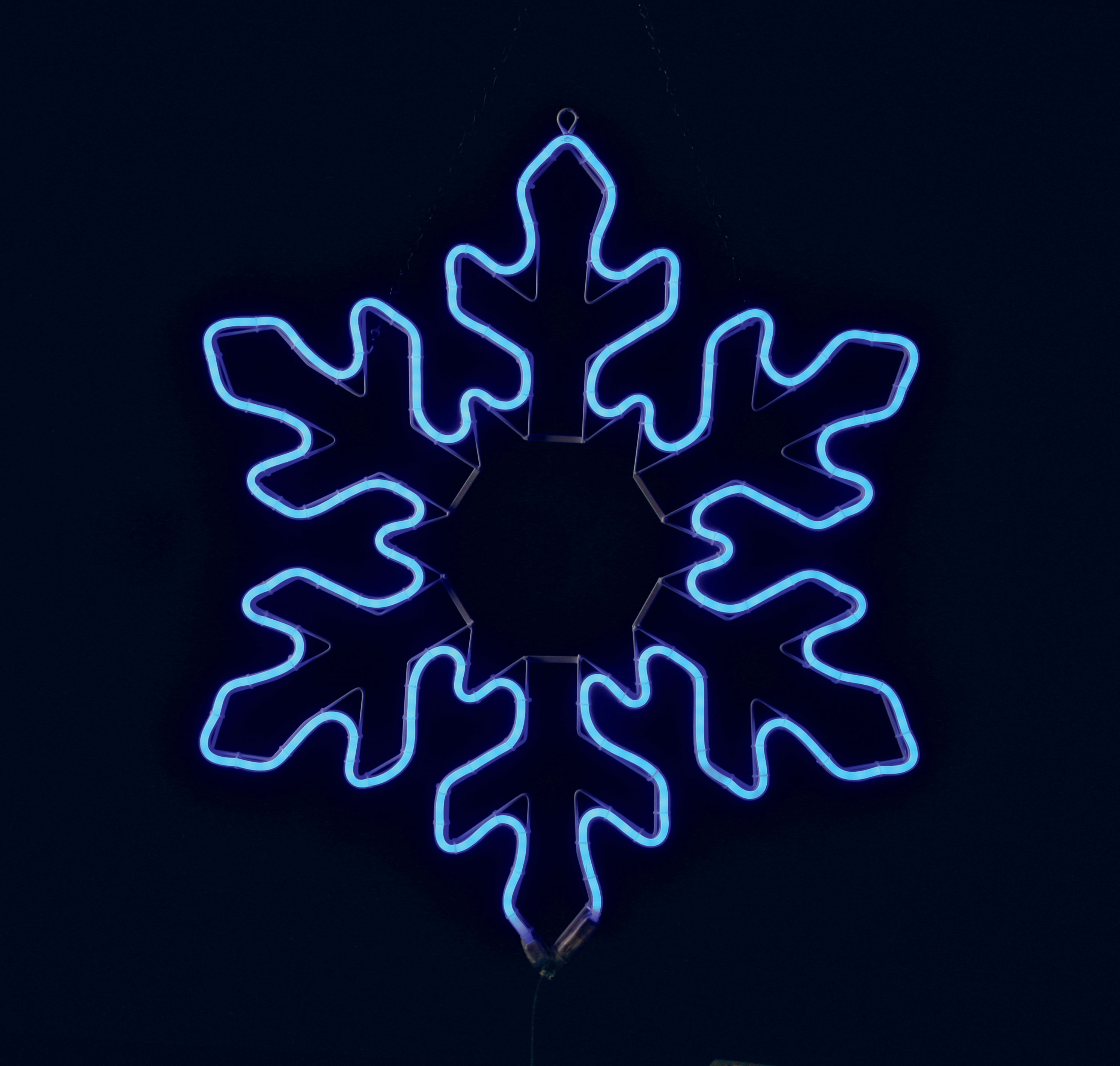GIOCOPLAST NATALE SP - GCP17512297 FIOCCO BLU CON NEON FLEX CM 76