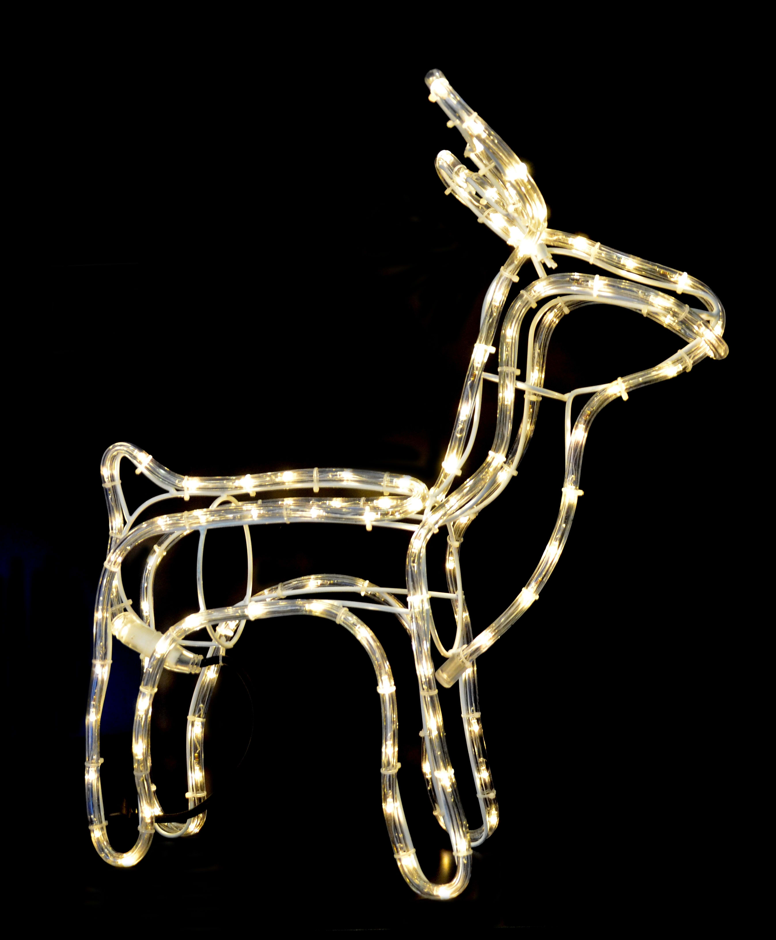 GIOCOPLAST NATALE SP - GCP17518015 RENNA C/TUBO LED B.CAL,120LED 55X48X23 X