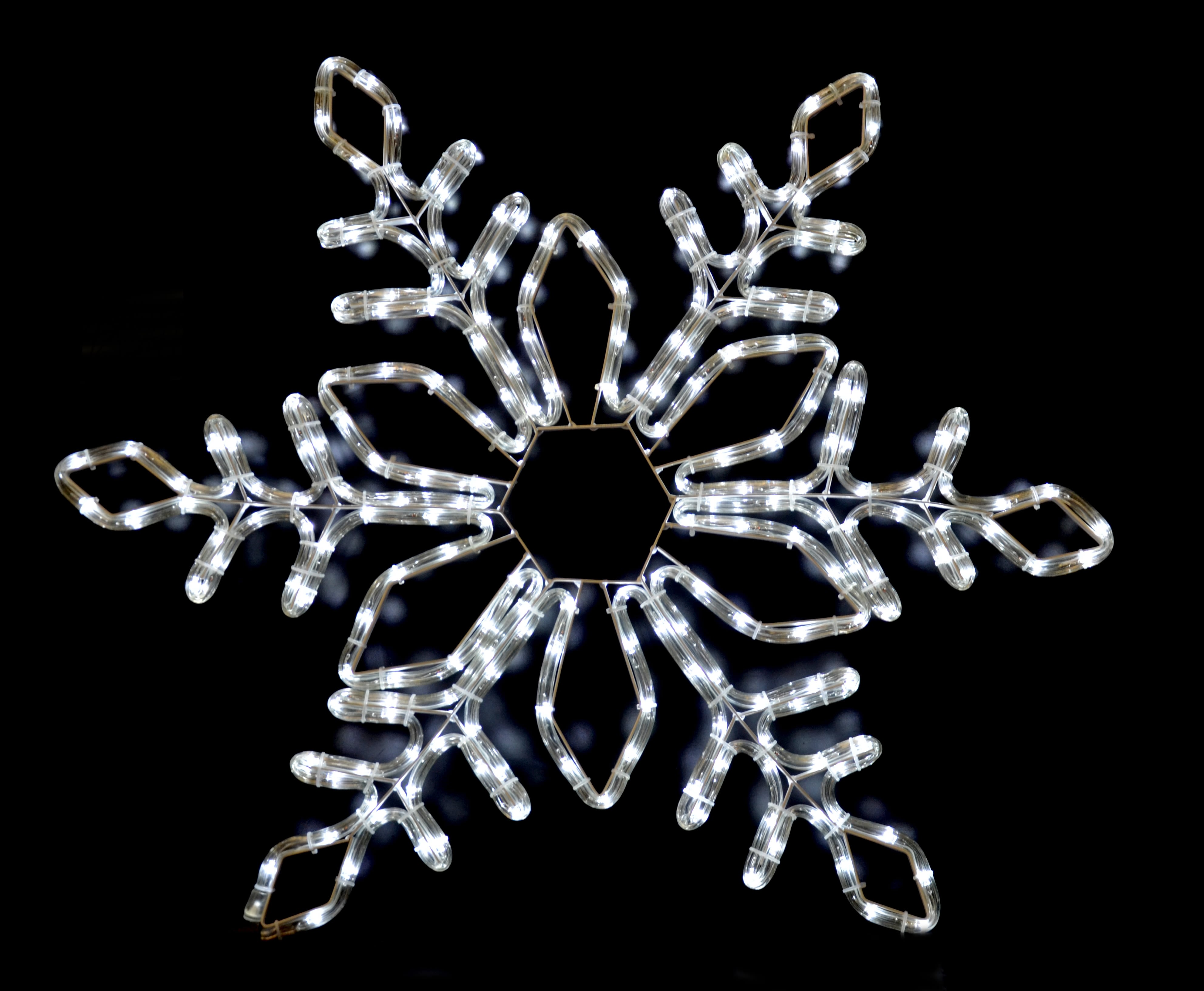 GIOCOPLAST NATALE SP - GCP17518241 FIOCCO DI NEVE C/ TUBO LED BIA. 80CM XE