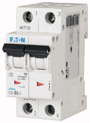 EATON - EAO177567 FAZ6-D2/2 INT. MT 6KA 2P D 2A