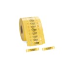 HELLERMANNTYTON Srl - HEE556-80531 TARGHETTA POLIURETANO 20X51MM GIALLO