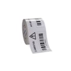 HELLERMANNTYTON Srl - HEE596-12171 ETICHETTA TERMICO NASTRO BIANCO 100MM X