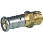 HENCO - CAPPELLOTTO - CPL17P2605 MANICOTTO MASCHIO IN OTTONE 26X3/4