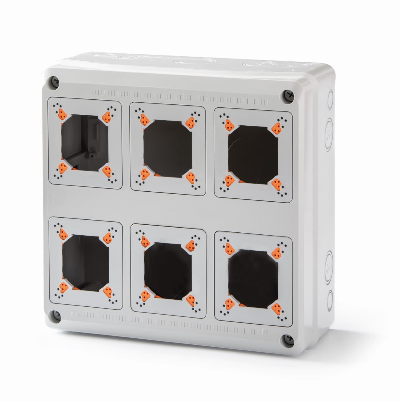 ROSI MATERIALE ELETT - RCO18.3011 CASSETTA PER 6 PRESE INC. 16/32A