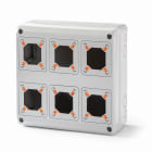 ROSI MATERIALE ELETT - RCO18.3011 CASSETTA PER 6 PRESE INC. 16/32A