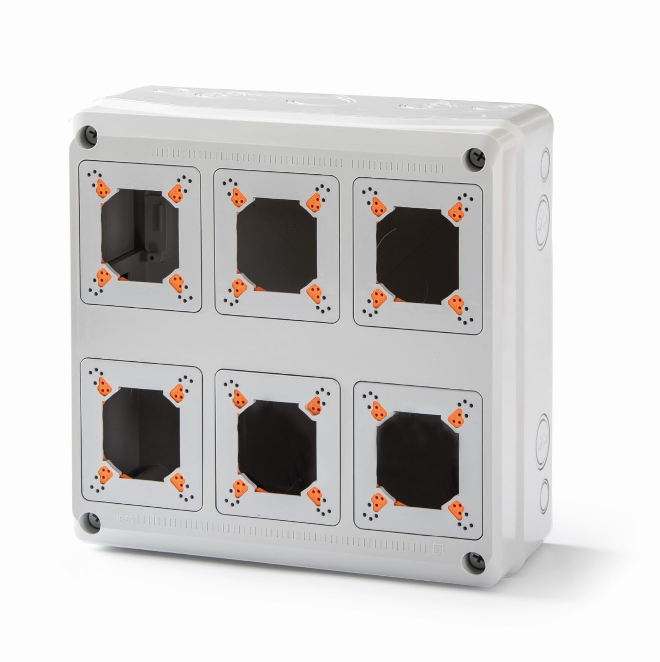 ROSI MATERIALE ELETT - RCO18.3011 CASSETTA PER 6 PRESE INC. 16/32A