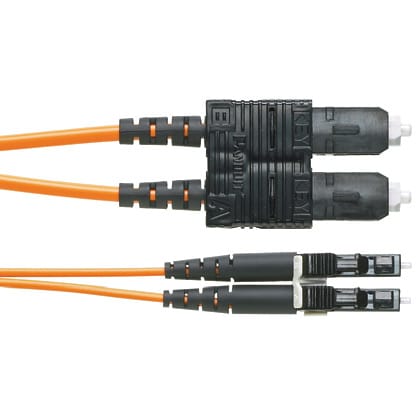 PANDUIT - PANNKFPX2ELLSSM010 NETKEY 2-FIBER OM3 LC TO SC PATCH CORD L