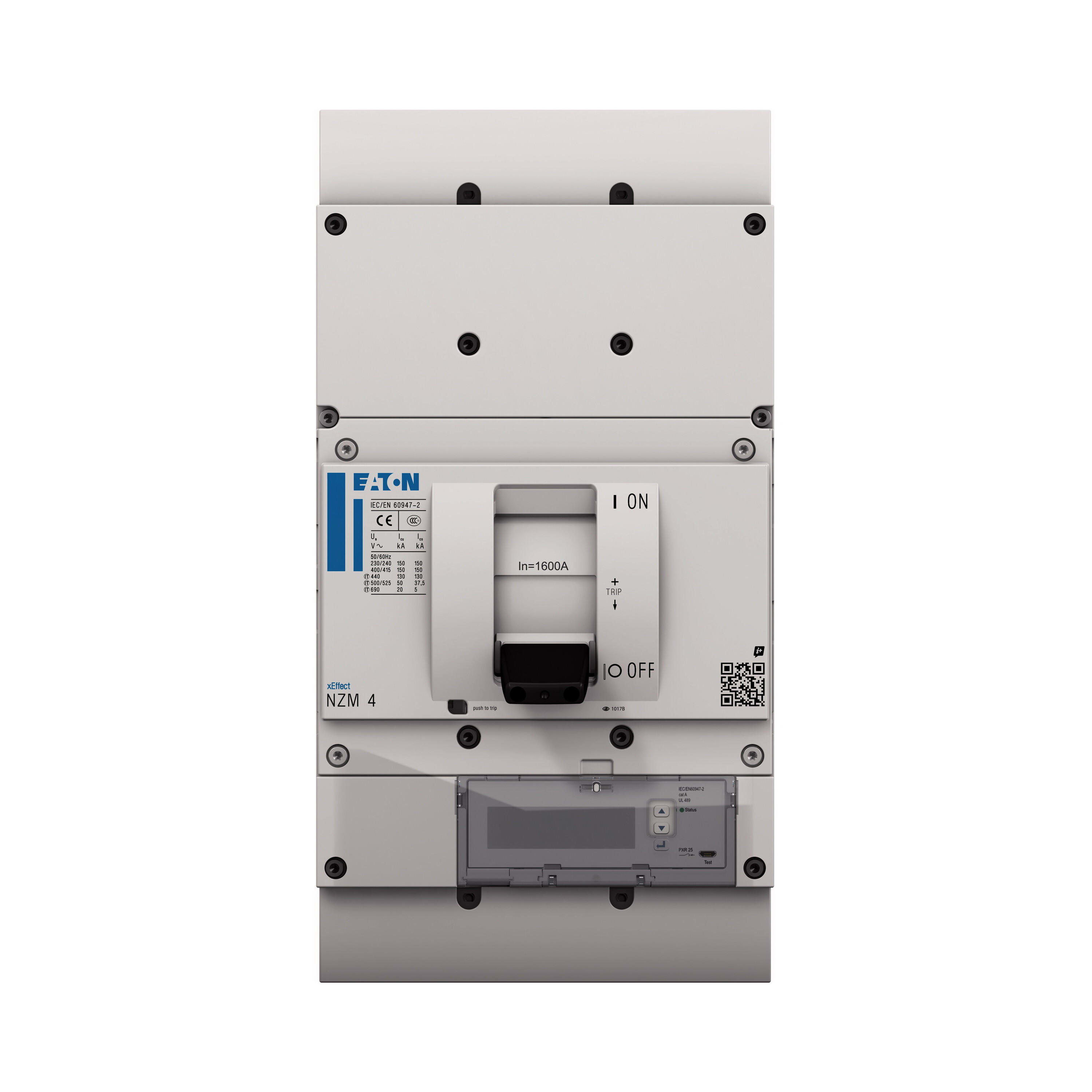 EATON - EAO189645 NZMN4-4-PX1600/VAR INT.DIGIT.PXR25 4P 16
