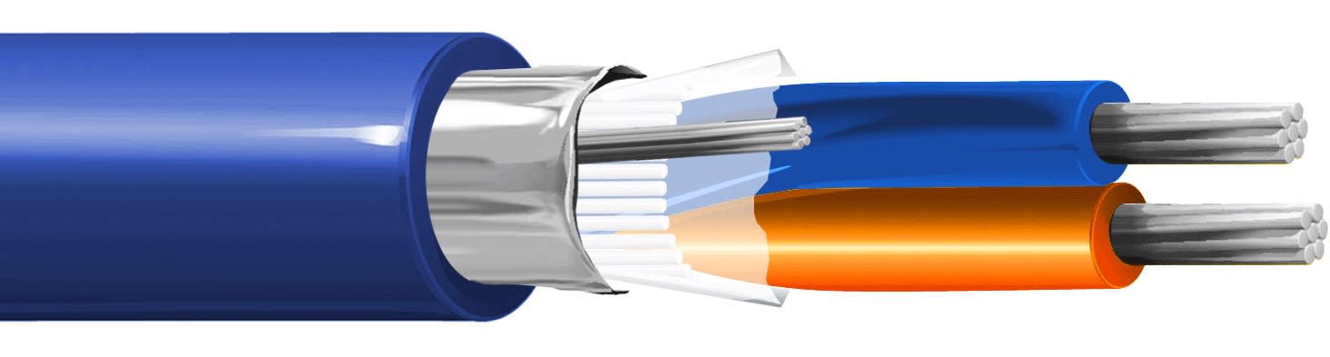 ITC INDUSTRIA TECNIC - ITC18F7HBHB500 1X2 AWG18 FTP PROFIBUS LSZH BLU B.500 E