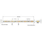 ELCART DISTRIBUTION - ERT186094700 STRISCIA LED 8W/M BN 12V IP65