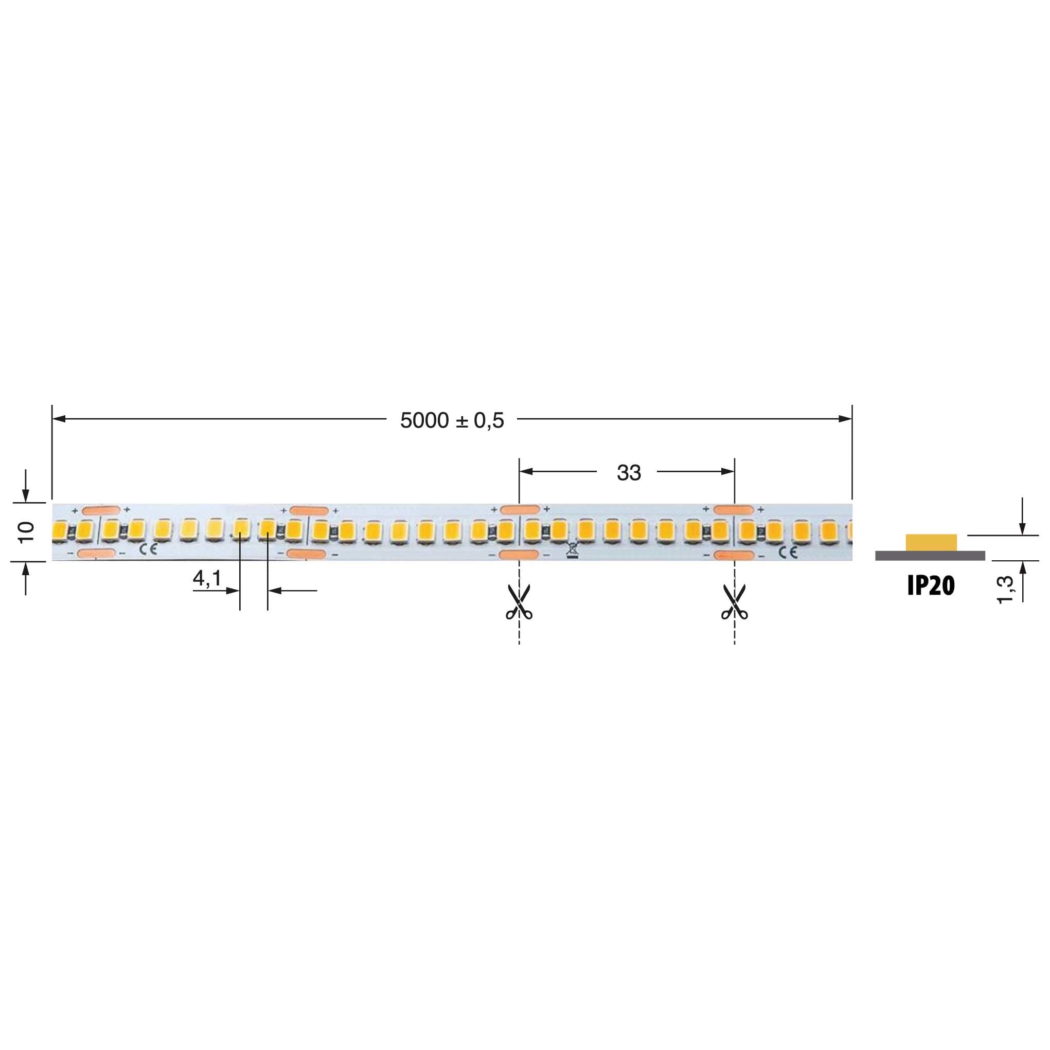 ELCART DISTRIBUTION - ERT186200400 STRISCIA LED 13W/M BC 24V IP20