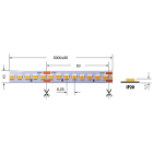 ELCART DISTRIBUTION - ERT186345500 STRISCIA LED 19,2W/M BCC 24V IP20