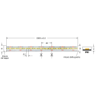 ELCART DISTRIBUTION - ERT186364800 LEDSTRIP 20W/MT 24V B CALDO IP65