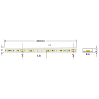 ELCART DISTRIBUTION - ERT186703100 STRI.LED 8W/MT BF 48V IP65 CRI90