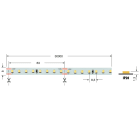 ELCART DISTRIBUTION - ERT186720200 STRISCIA LED 8W/M BN 24V IP20 30M