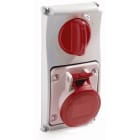 ROSI MATERIALE ELETT - RCO19.3434R6-I PR BLOC VERT INC IP44 5P 32A 380V