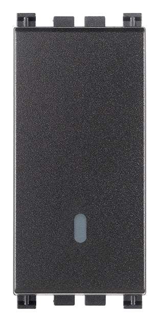 VIMAR SPA - VIW19005.AB DEVIATORE 1P 16AX ANTIBATTERICO GRIGIO