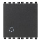 VIMAR SPA - VIW19008.2.C PULSANTE 1P NO 10A CAMPANELLO 2M GRIGIO