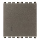 VIMAR SPA - VIW19008.2.M PULSANTE 1P NO 10A 2M METAL