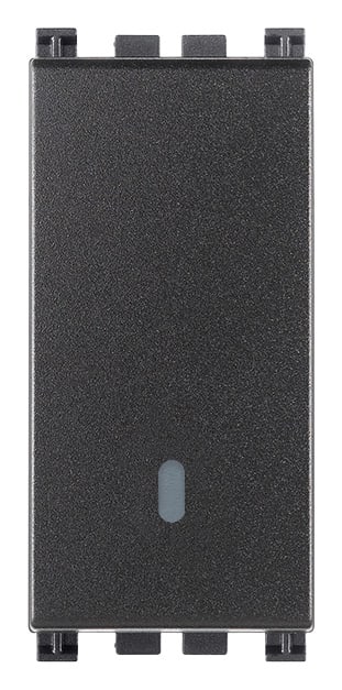 VIMAR SPA - VIW19008.AB PULSANTE 1P NO 10A ANTIBATTERICO GRIGIO