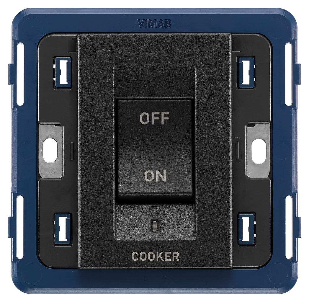 VIMAR SPA - VIW19018.CK Interruttore 2P 45A COOKER grigio