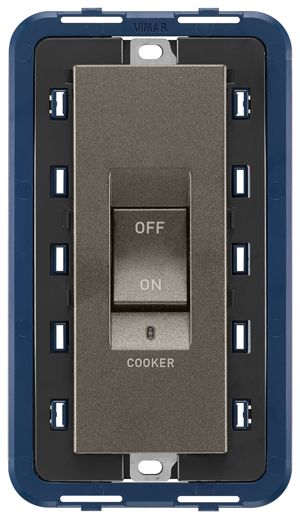 VIMAR SPA - VIW19019.CK.M Interruttore 2P 45A COOKER 5M Metal