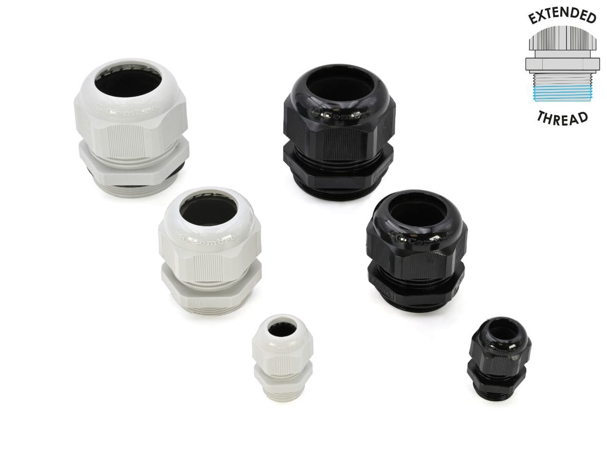 CEMBRE SPA - CEM1901.48N PRES.PA6.6 FILETTO LUNGO IP68 PG48 NERO