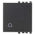 VIMAR SPA - VIW19022.C TASTO 2M SIMBOLO CAMPANELLO GRIGIO