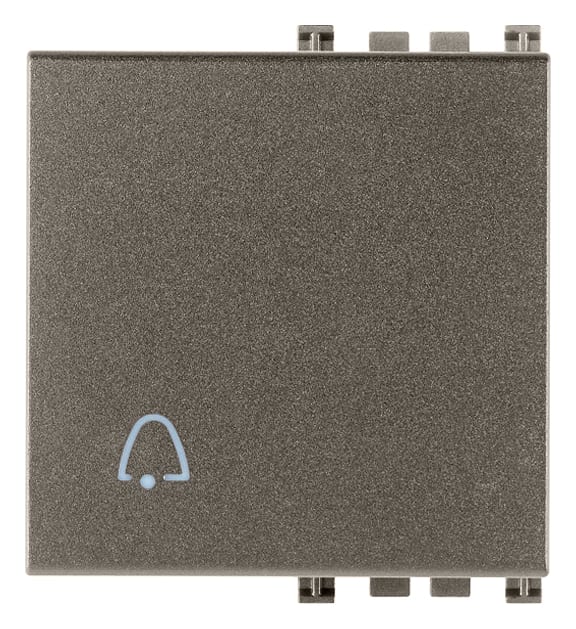 VIMAR SPA - VIW19022.C.M TASTO 2M SIMBOLO CAMPANELLO METAL