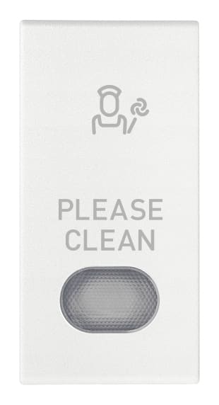 VIMAR SPA - VIW19026.PLS.B TASTO 1M CON DIFFUSORE SIMB. PLS BIANCO