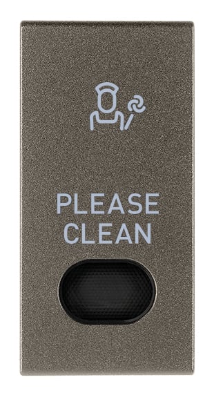 VIMAR SPA - VIW19026.PLS.M TASTO 1M CON DIFFUSORE SIMB. PLS METAL