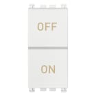 VIMAR SPA - VIW19058.B DUE PULSANTI INDIPEND. NO+NC 10A BIANCO