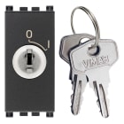 VIMAR SPA - VIW19083.CU INTERR. 2P 16(3)A +CHIAVE UNIF. GRIGIO