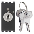 VIMAR SPA - VIW19086 PULSANTE 2P NO 16A +CHIAVE GRIGIO