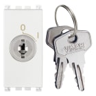 VIMAR SPA - VIW19086.CU.B PULSANTE 2P NO 16A +CHIAVE UNIF. BIANCO