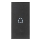 VIMAR SPA - VIW19131.C Tasto 1M simb. campanello assiale grigio