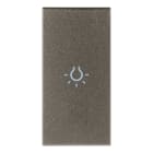 VIMAR SPA - VIW19131.L.M TASTO 1M SIMBOLO LUCE ASSIALE METAL