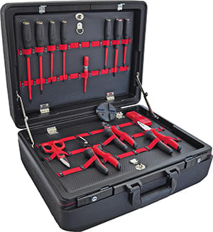 INTERCABLE SRL - INR19182 VALIGIA EUROPROFI IN CUOIO DOTATA