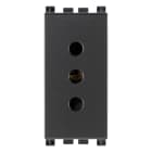 VIMAR SPA - VIW19201.AB PRESA 2P+T 10A P11 ANTIBATTERICO GRIGIO