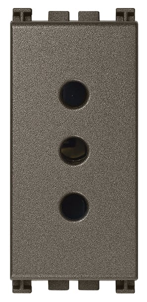 VIMAR SPA - VIW19201.M PRESA 2P+T 10A P11 METAL