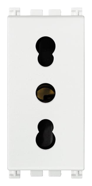 VIMAR SPA - VIW19203.AB.B Presa 2P+T 16A P17/11 antibatt. bianco