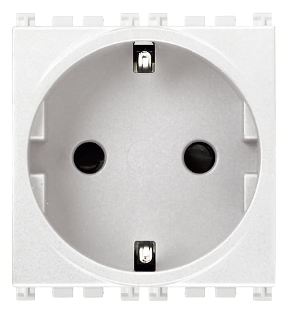 VIMAR SPA - VIW19208.AB.B PRESA SICURY 2P+T 16A DE ANTIBAT. BIANCO