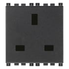 VIMAR SPA - VIW19219 Presa 2P+T 13A inglese grigio