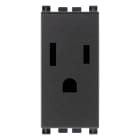 VIMAR SPA - VIW19245 Presa 2P+T 15A USA+SASO grigio