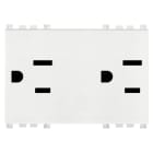 VIMAR SPA - VIW19246.B DUE PRESE 2P+T 15A USA+SASO BIANCO