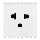 VIMAR SPA - VIW19248.B PRESA SICURY 2P+T 16A USA+EU BIANCO