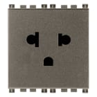 VIMAR SPA - VIW19248.M PRESA SICURY 2P+T 16A USA+EU METAL